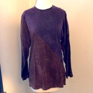 Suede Pierre Cardin Vintage Top